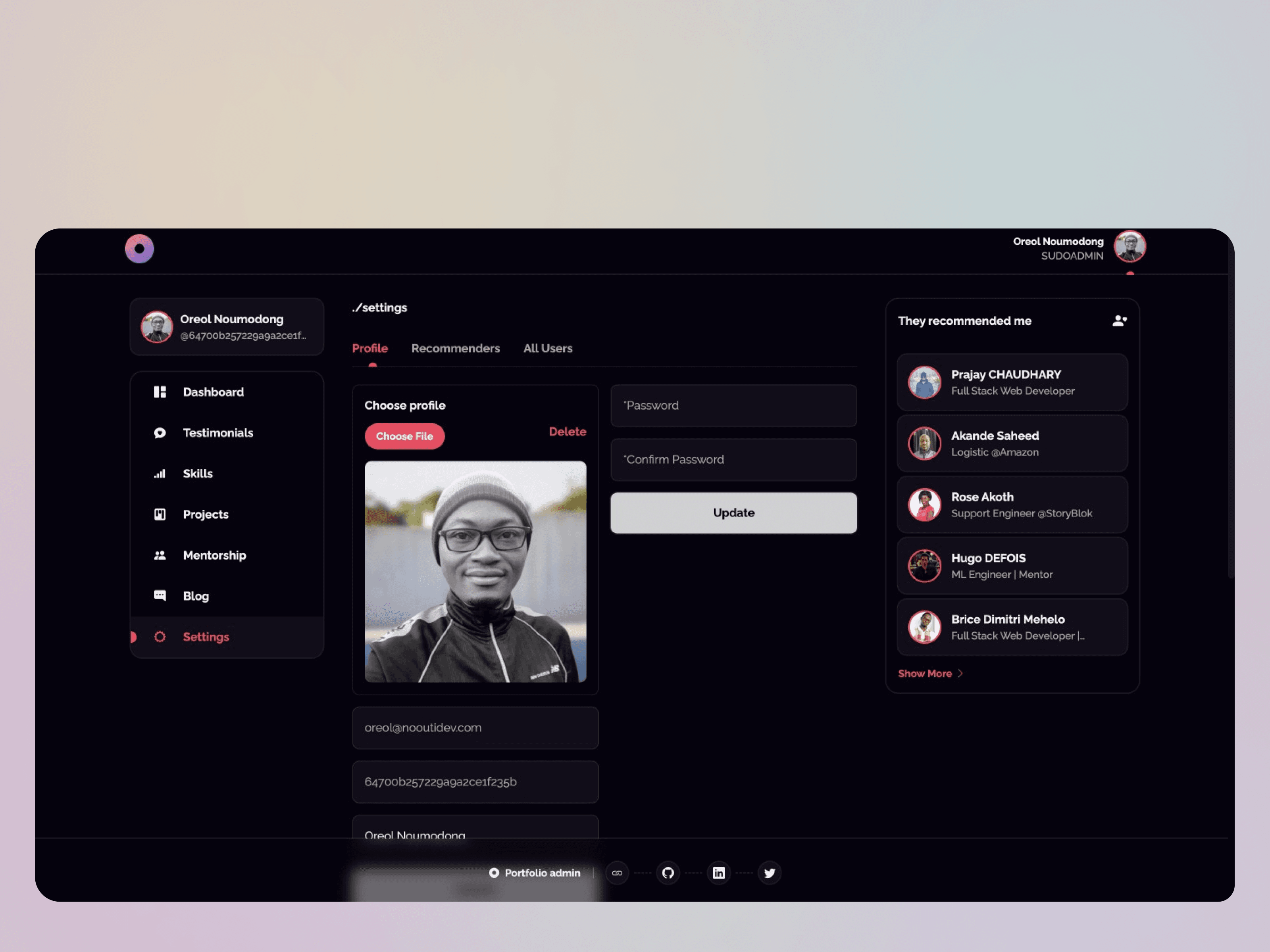 MERN Stack Dashboard